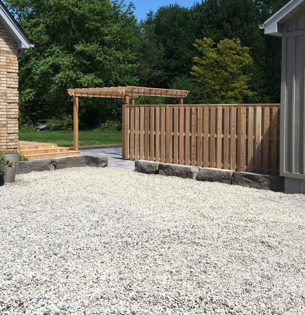 Large patch of gravel
